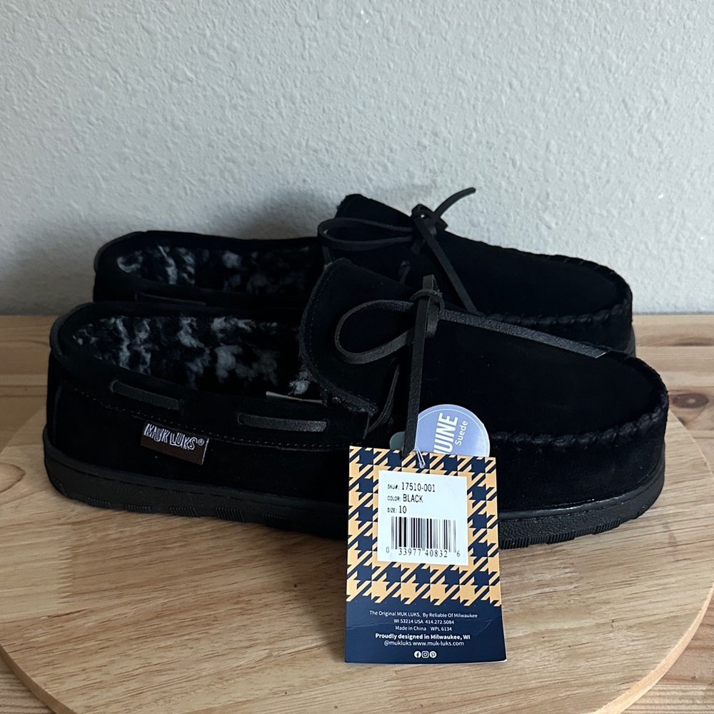 Muk Luks Mens Moccasin Slippers